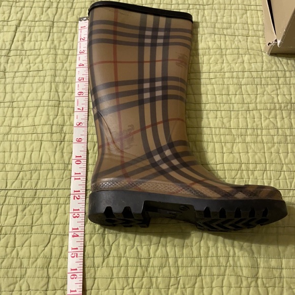 Burberry Rubber Rain Boots - Picture 8 of 9